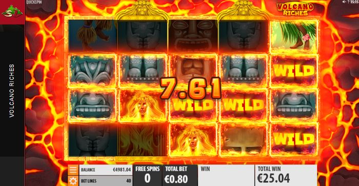 Игровой автомат Volcano Riches: комбинации с двух сторон в фриспинах