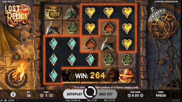 Играть в Lost Relics: комбо