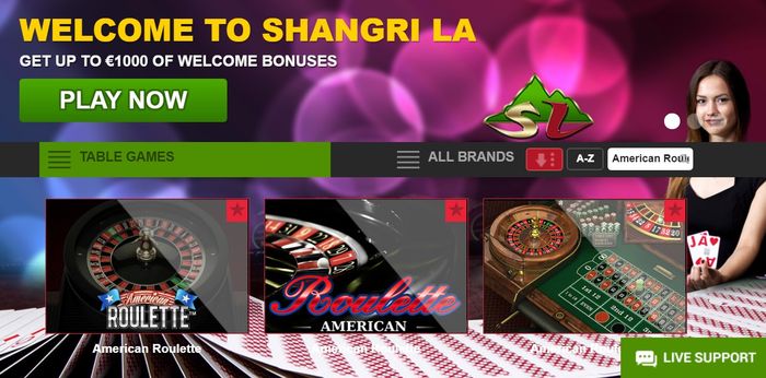 Shangri La: американская рулетка