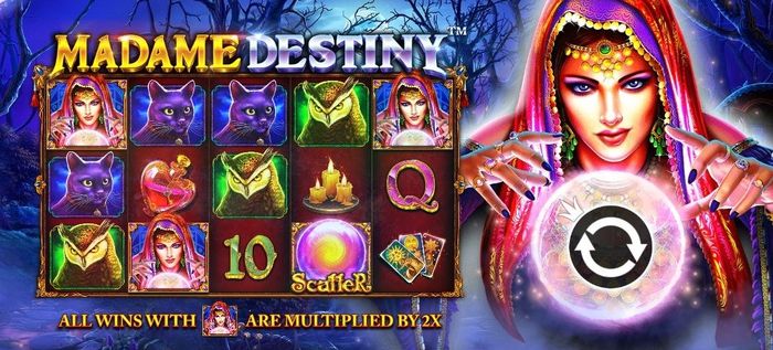 Новые автоматы 2018: Madame Destiny Pragmatic Play