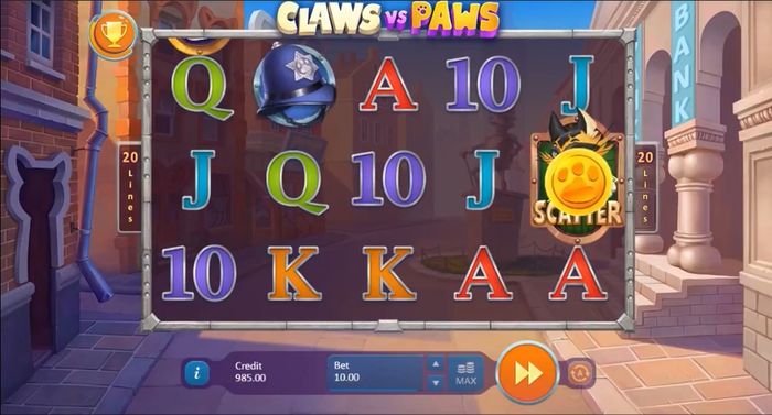 Achievements в слоте Paws vs Claws