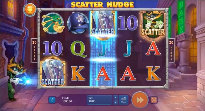 Scatter Nudge в автомате Paws vs Claws
